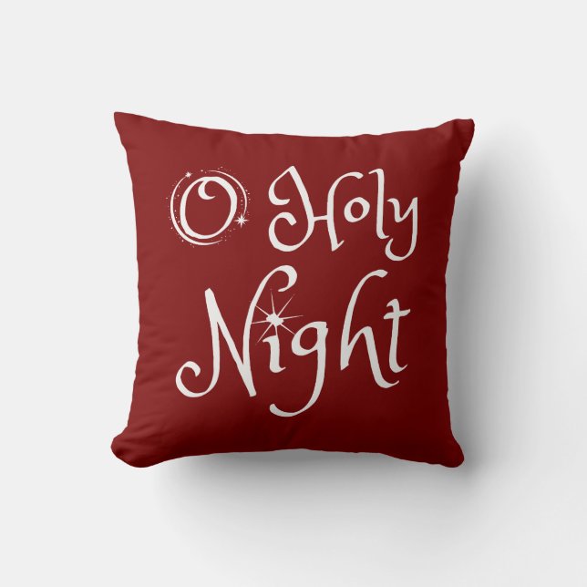 O Holy Night Christmas Kudde (Framsida)