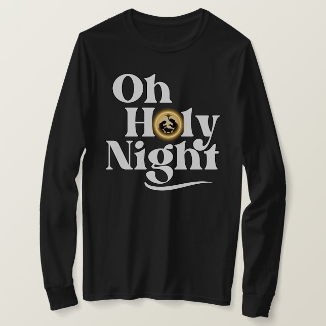 O Holy Night T-Shirt (Design framsida)