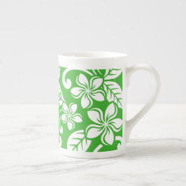 Ö ISLAND PLUMERIA (CITRUS GRÖN) BENPORSLIN MUGG