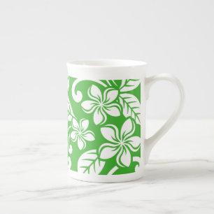 Ö ISLAND PLUMERIA (CITRUS GRÖN) BENPORSLIN MUGG