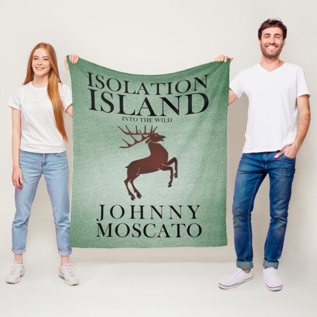 Ö Isolationsö Hjort Ledtråd Design Fleecefilt (På plats)