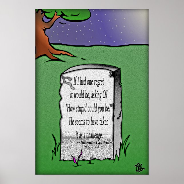 O.J. accepterar att utmaningen Poster (Framsidan)