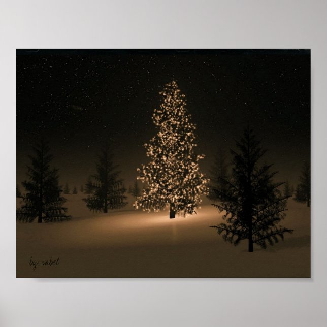 O JULGRAN POSTER (Framsidan)
