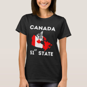 O Kanada 51st State Funny Trump Canada Meme Shirt T