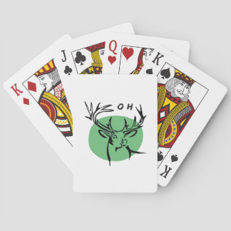 O Kära O Kära Grön Minimal Modern Design Casinokort