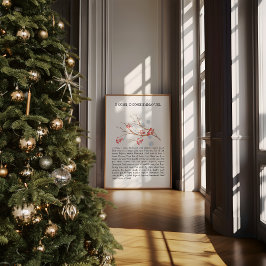 O Kom Emmanuel jul Sång Lyrics Poster