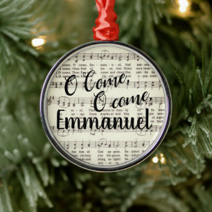 O Kom, Emmanuel Metall Ornament