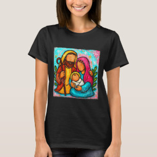 O kom låt oss anbeta honom Jesus julkrubba T Shirt