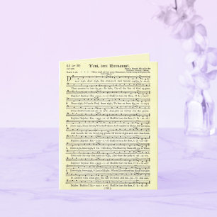 "O Kom, O Kom, Emmanuel" Advent Greeting Card Kort