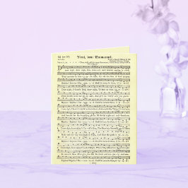 "O Kom, O Kom, Emmanuel" Advent Greeting Card Kort