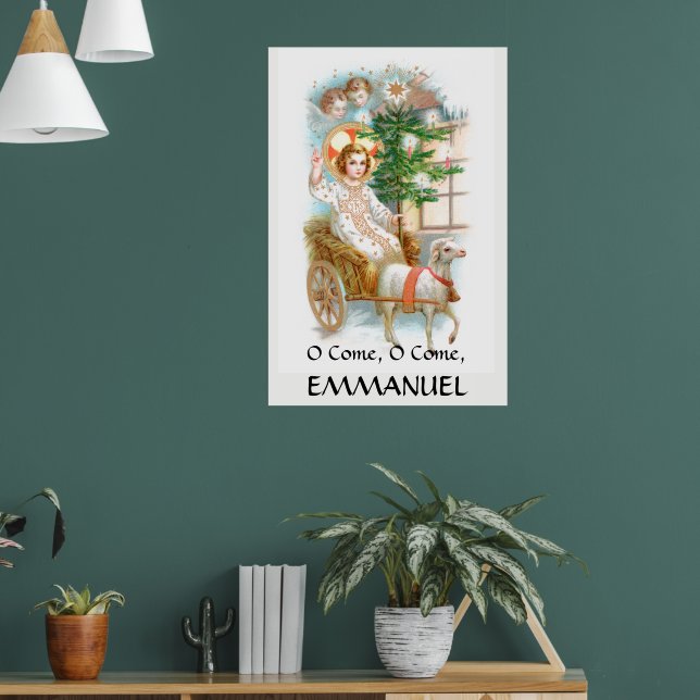 O Kom, O Kom, Emmanuel Advent Poster (Vardagsrum 1)