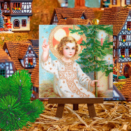 O Kom, O Kom, Emmanuel (Detail) Advent Kakelplatta