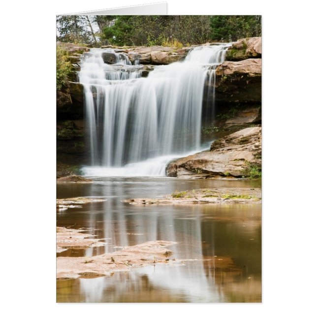 O Kun De Kun Falls Hälsningskort (Framsidan)