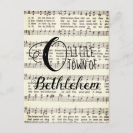 O Little Town of Bethlehem Vykort