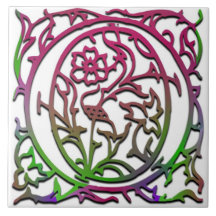 O Monogram "Besque Garden" keramiska plattor