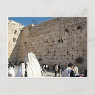 O Muro das Lamentações em Jerusalém, Cidade Santa Vykort