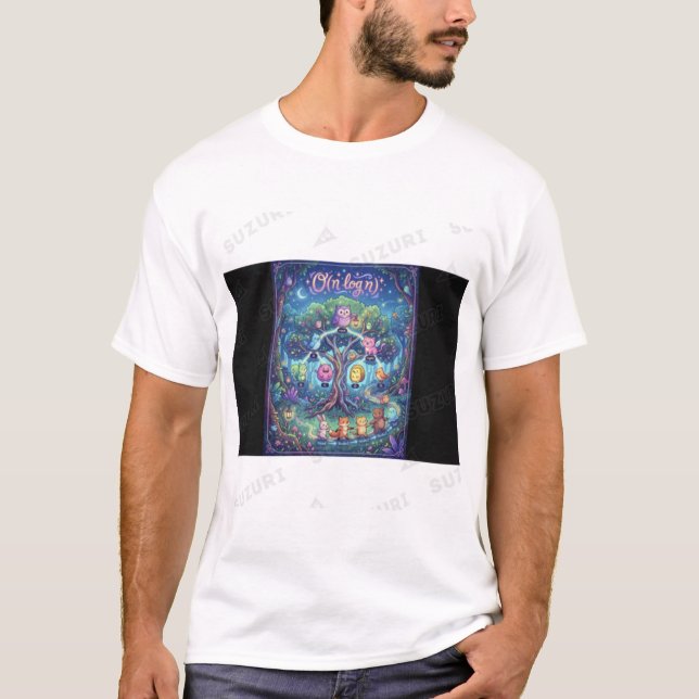O(n log n) Binärt Träd Algoritm T-Shirt | CS Comp (Framsida)