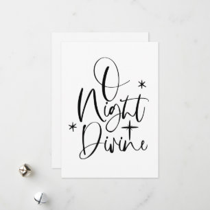 O Nattgudomligt Inget fotokort Religiösa Julkort