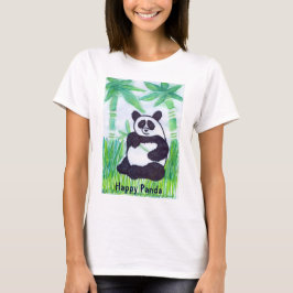 O.O. Lycklig bästa Pandaspagetti Tee Shirt
