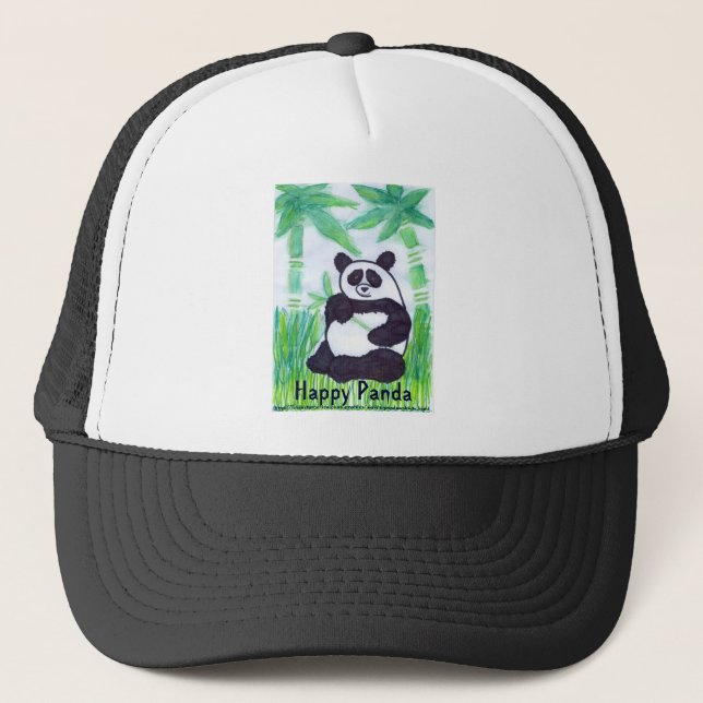 O.O. Lycklig Panda Hat Keps (Framsida)