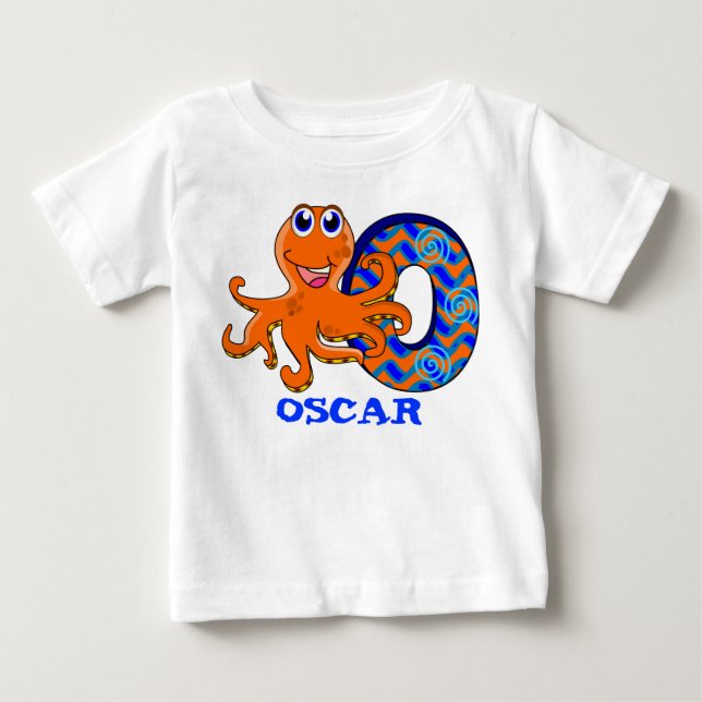 O Octopus Tee Shirt (Framsida)