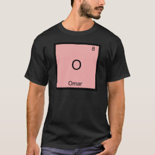 O - Omar Roligt Kemiskt Elementsymbol T-Shirt