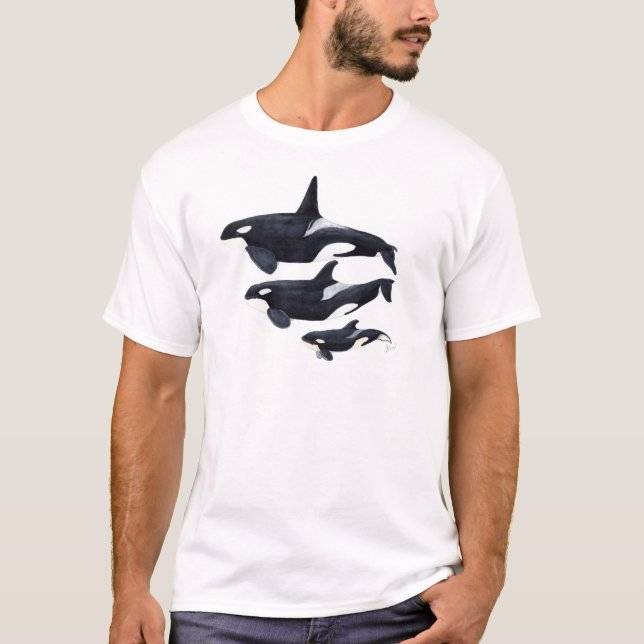 O.orca-fond transparent t-shirt (Framsida)