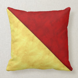 O Oscar Watercolor Nautical Signal Maritime Flagga Kudde