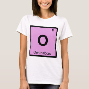 O - Owensboro Kentucky kemi periodiska systemet Tröja