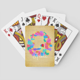 Ö rustic fågel 'Aloha'  Casinokort