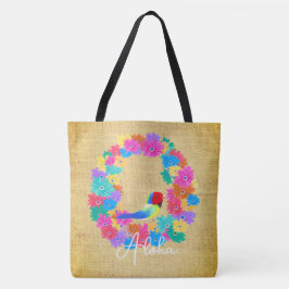 Ö rustic fågel 'Aloha'  Tygkasse