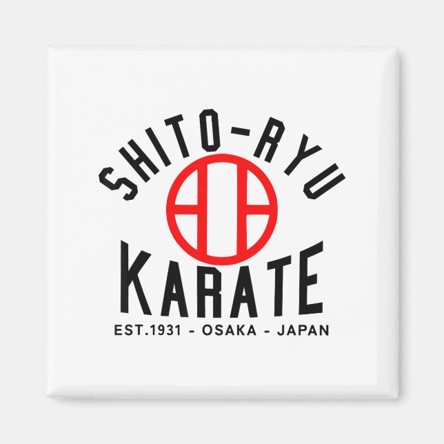O-ryu Karate Japan Martial Arts  Magnet (Framsidan)