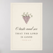 O Smaka och Se Psalm 34 8 Köksskriftkonst