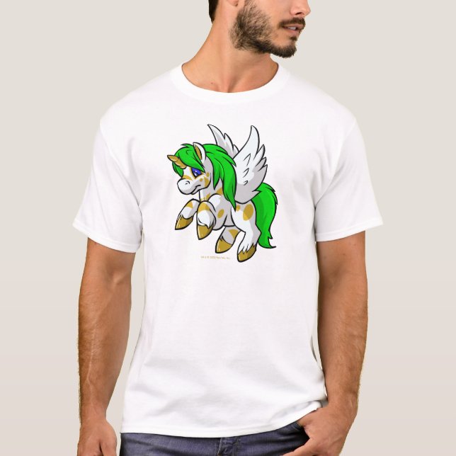 Ö som flyger Uni över gåtaön Tee Shirt (Framsida)
