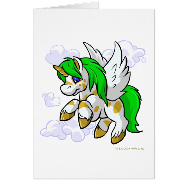 Ö som Uni nästan håller gåtaön Hälsningskort (Framsidan)