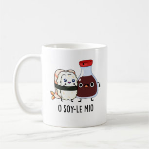 O soy-le-mio Funny Singing Soy Sauce Pun Kaffemugg