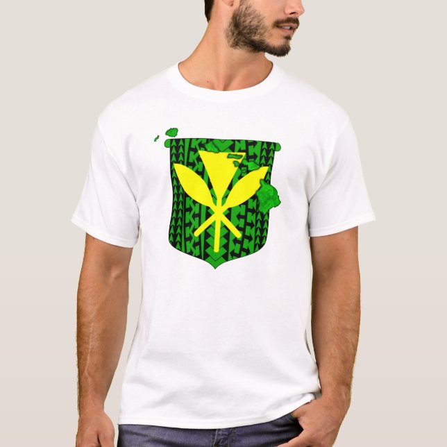 Ö stam- Kanaka Maoli Tee Shirt (Framsida)