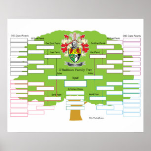 O-Sullivan-Family-Träd Poster