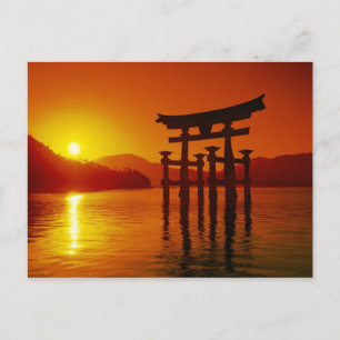O-Torii Grind, Itsukushima shrine, Miyajima Vykort