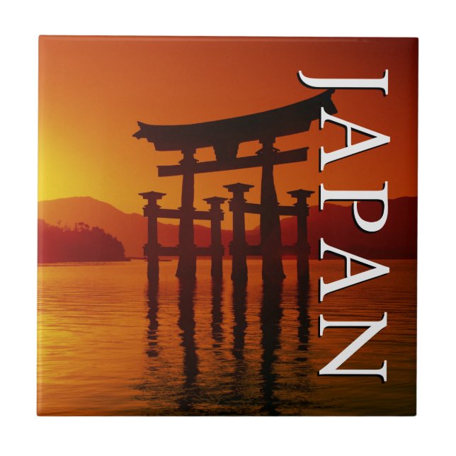O-Torii-porten, Itsukushima-helgedomen | Miyajima, Kakelplatta (Framsidan)