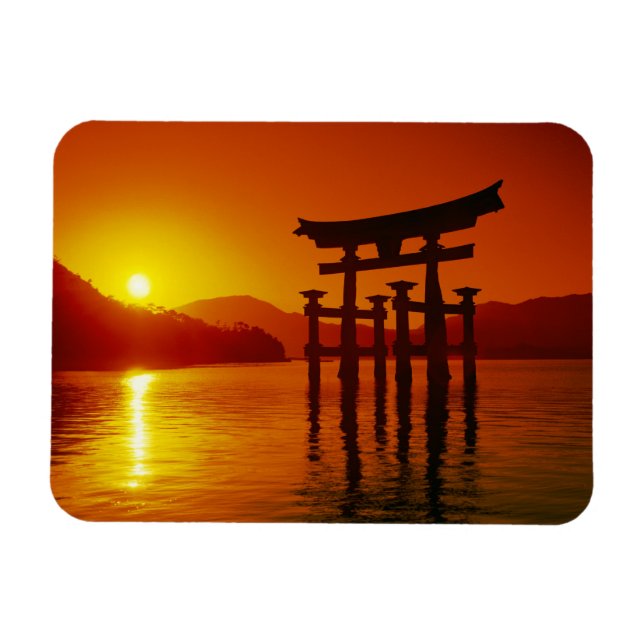 O-Torii-porten, Itsukushima-helgedomen, Miyajima, Magnet (Horisontell)