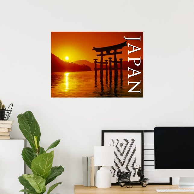O-Torii-porten, Itsukushima-helgedomen | Miyajima, Poster (Hemmakontoret)