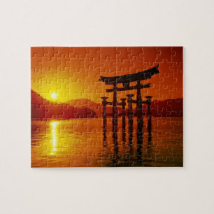O-Torii Porten, Itsukushima helgedomen, Miyajima, Pussel