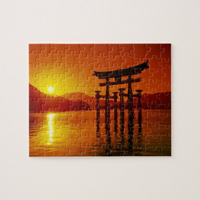 O-Torii Porten, Itsukushima helgedomen, Miyajima, Pussel (Horisontell)