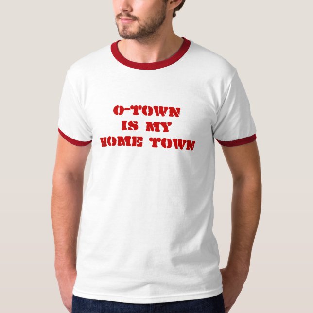 O-townis myhometown t-shirt (Framsida)