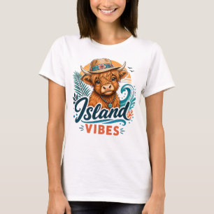 Ö tropical Highland-ko Graphic T Shirt
