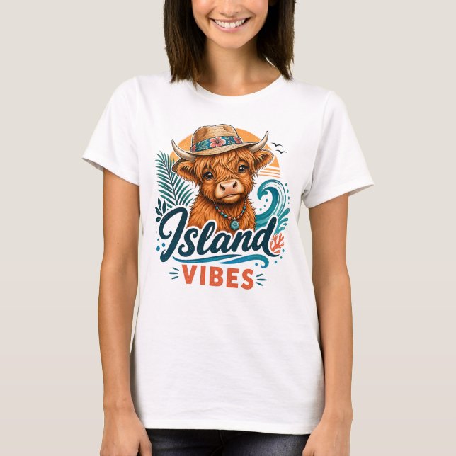 Ö tropical Highland-ko Graphic T Shirt (Framsida)