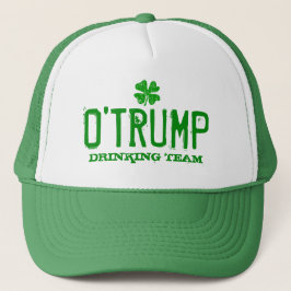O Trump Drickande Team roliga St Patricks Day hatt Keps