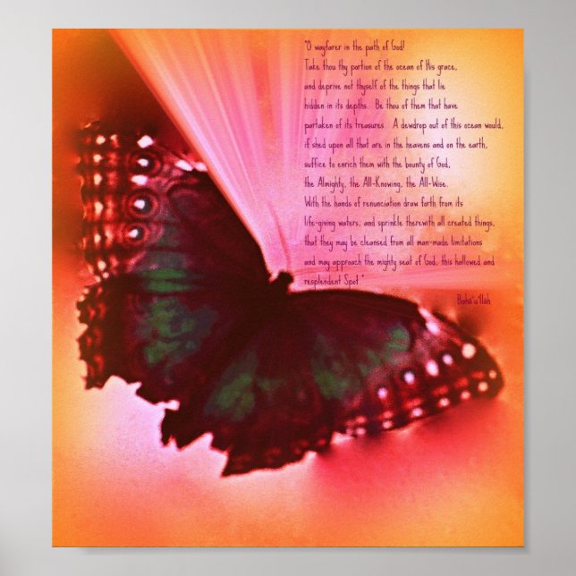 O Wayfarer Poster (Framsidan)