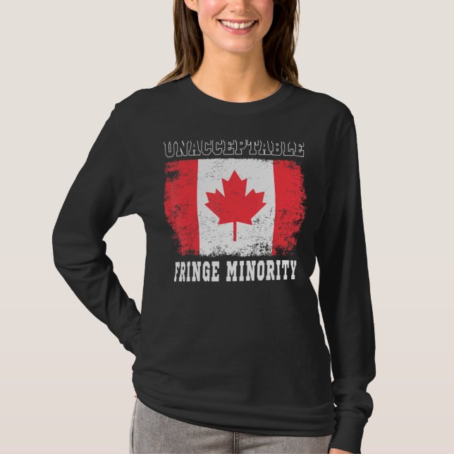 Oacceptabel gruppmedlem Frihetskonvoj T Shirt (Framsida)